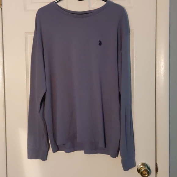 U.S. Polo Assn Long Sleeves Steel Blue Shirt . XL - Picture 4 of 7